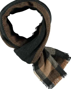 ohgreen Sjaal heren black/camel