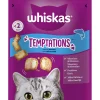 ohgreen Snacks voor katten |whiskas temptations zalm 60g