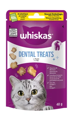 ohgreen Snacks voor katten |whiskas temptations dentabites 40g