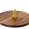 ohgreen Snijplank acaciahout met kerstboom