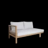 ohgreen Sofa 3-zit Salvatore in teak en weaving rope (links)
