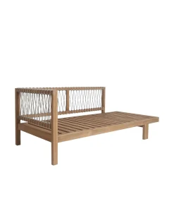 ohgreen Sofa 3-zit Salvatore in teak en weaving rope (links)