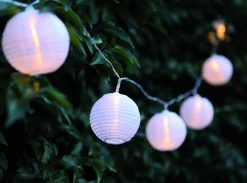 ohgreen Solar lampion wit - 10 stuks