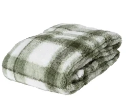 ohgreen Sprei polyester ruitpatroon