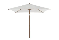 ohgreen Staparasol miami 250x200 alu/teak-wit