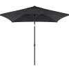 ohgreen Staparasol miami 200x200 zwart-grijs