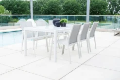 ohgreen Stoel Porto wit/licht grijs