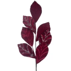 ohgreen Stoffen glitterblad steel