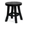 ohgreen Stool teak black d15h17cm