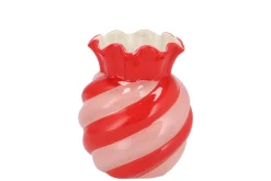 ohgreen Sweety rood/roze vaas snoep 13x13