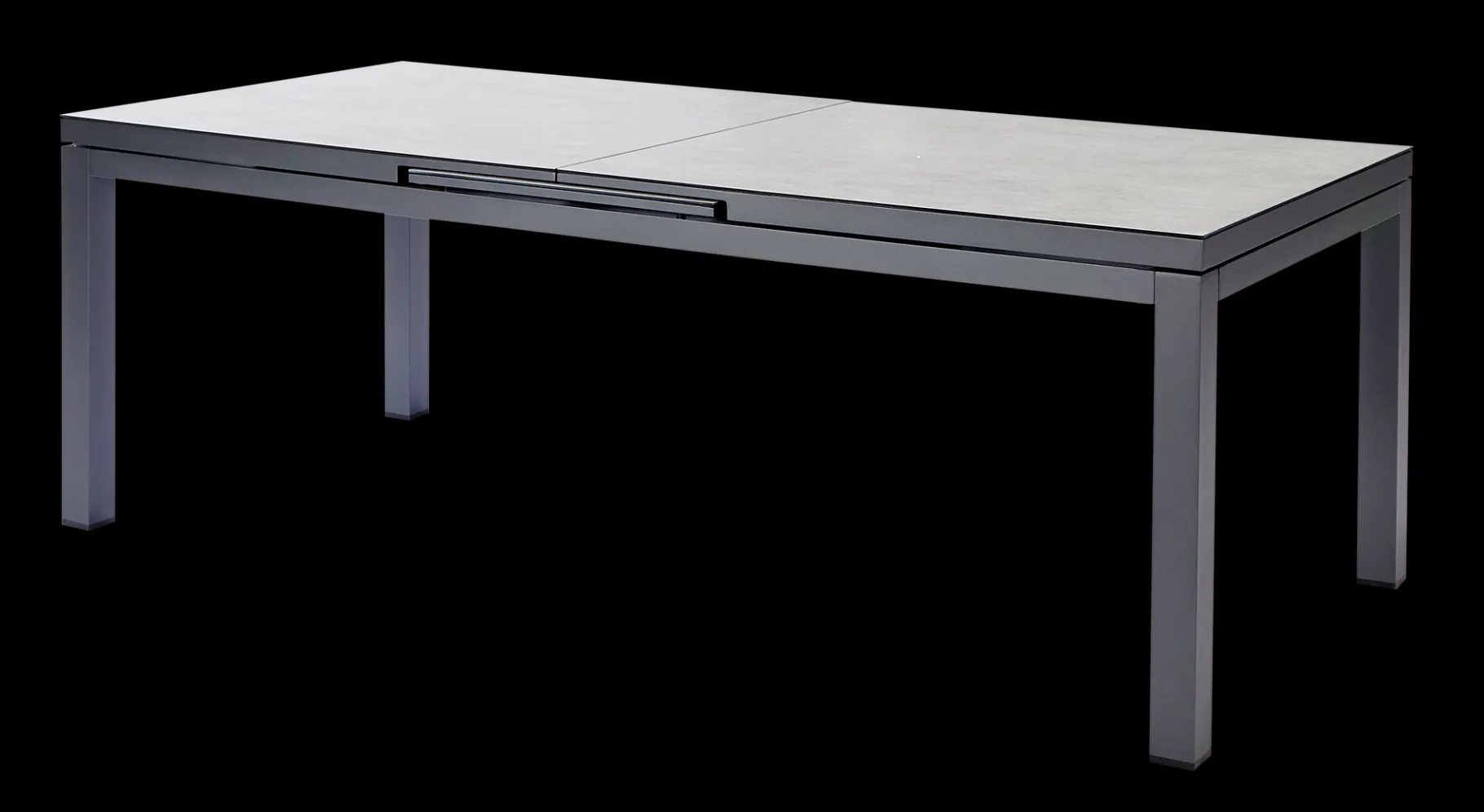 ohgreen Tafel Albin 220-280x100cm antraciet/keramiek