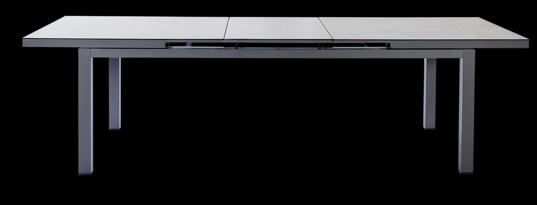 ohgreen Tafel Albin 220-280x100cm antraciet/keramiek