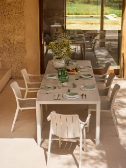 ohgreen Tevere tafel verlengbaar 210cm antraciet