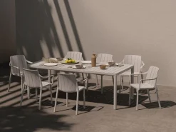 ohgreen Tevere tafel verlengbaar 147cm antraciet