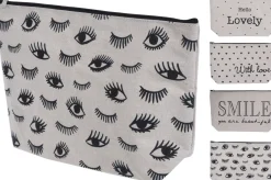 ohgreen Toilettas canvas 33x20 cm 4 ass design