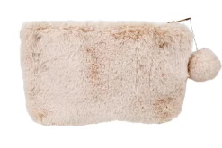 ohgreen Toiletzak faux fur lichtroze 19x5xh13cm
