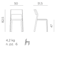 ohgreen Trill bistrot chair agave