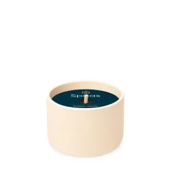 ohgreen Tuinkaars in ronde terracotta schaal wit 11u - zwart