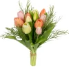 ohgreen Tulpenbundel/gras zalm/roze mix