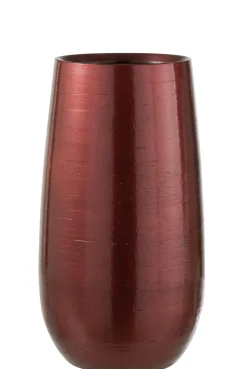 ohgreen Vaas blinkend ker rd/gd l (23x23x41cm)