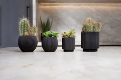 ohgreen Vaas cilind groove 8x9