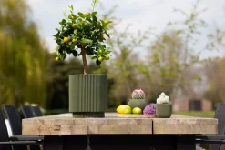 ohgreen Vaas cilind groove 19x21