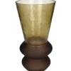 ohgreen Vaas glas bruin 15.5x15.5x30cm