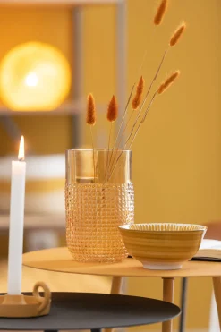 ohgreen Vaas glas oranje medium