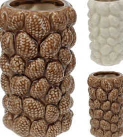 ohgreen Vaas met dennenappels