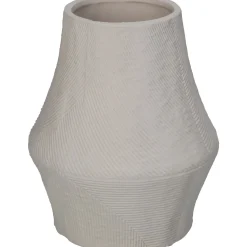 ohgreen Vaas poselein wit 12.6x12.6x15.3cm