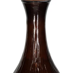 ohgreen Vaas recycled glas bruin 34x34x75cm