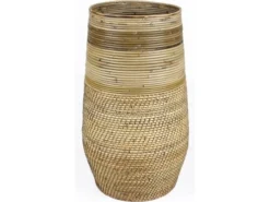 ohgreen Vase lombok grey/blond d36/40h70cm