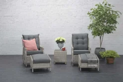 ohgreen Veracruz verstelbare relaxfauteuil met voetenbank