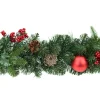 ohgreen Victoria wreath cones & red deco mat d60cm