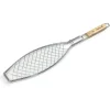 ohgreen Visgrill uit chroom en hout 66x14cm FSC 100%