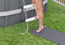 ohgreen Vloerbeschermer grijs 50x50cm, 8 stuks