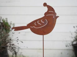 ohgreen Vogel met kerstmuts