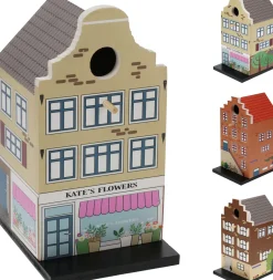 ohgreen Vogelhuis hout 15x12x23cm 3ass