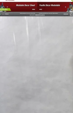 ohgreen Vormbare sheet sneeuw 100x60cm