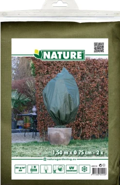 ohgreen Winterafdekhoes 75cmx1,5m groen 2 stuks