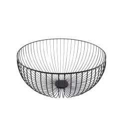 ohgreen WIRE MAND ZWART D30CM H13CM