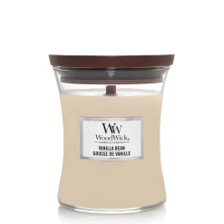 ohgreen Woodwick Geurkaars vanilla bean medium
