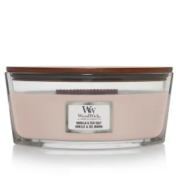 ohgreen Woodwick Geurkaars vanilla & sea salt ellipse