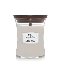 ohgreen Woodwick Geurkaars warm wool medium