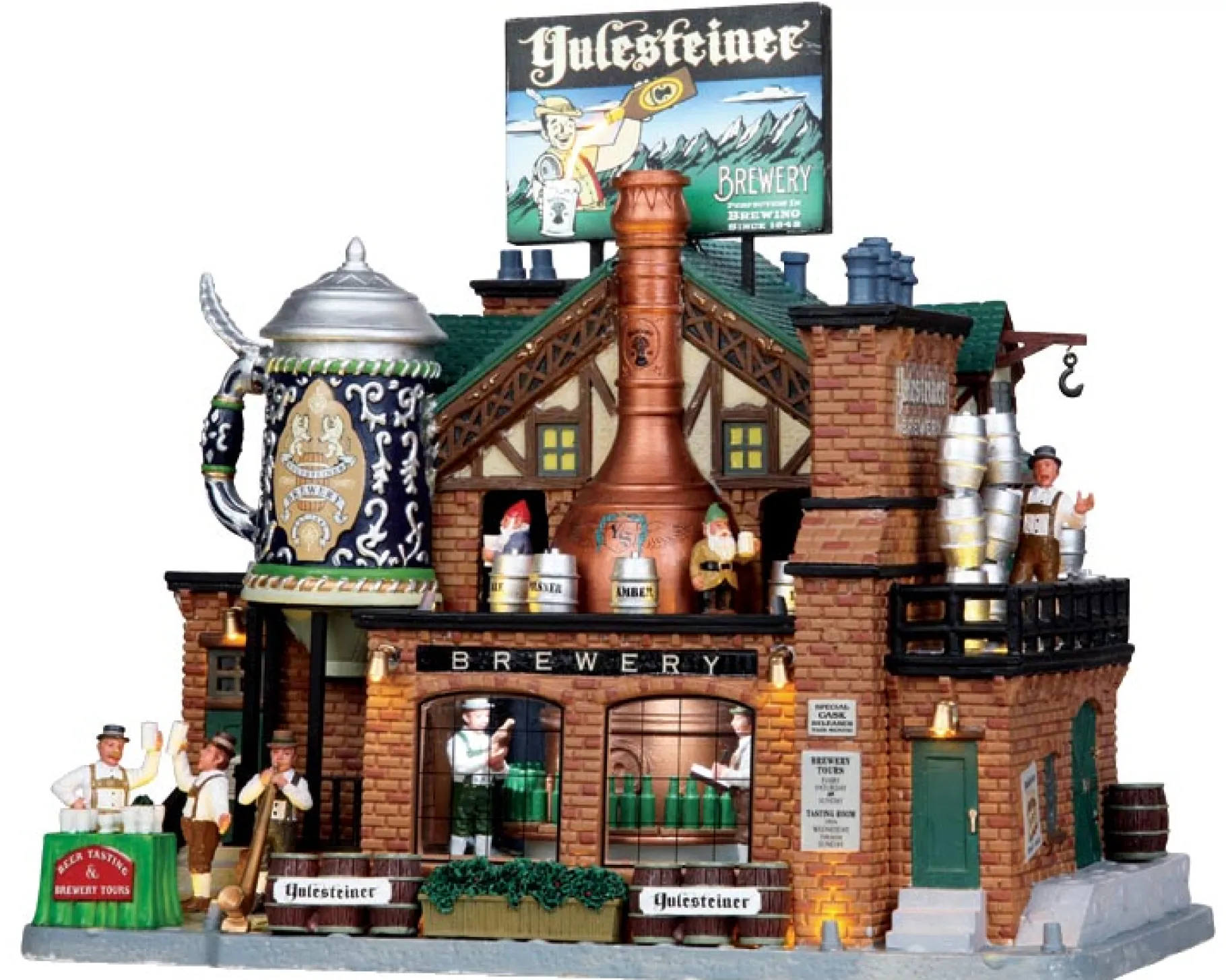 ohgreen Yulesteiner brouwerij, met 4,5v adapter (aa)