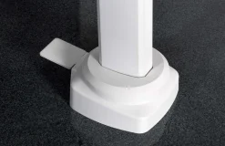 ohgreen Zweefparasol Malaga wit-soft grijs