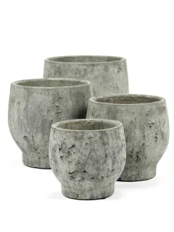 ohgreen Clay Pot roots l17xb17x 15,5 grijs